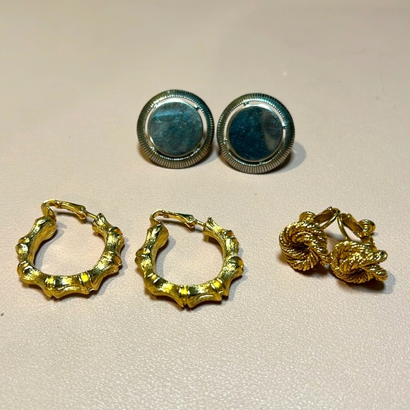 Napier Jewelry - Vintage Clip Costume earrings bundle